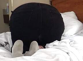 Big uninspired booty mature BBW has with