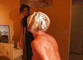 Two horny lesbians from France having