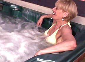 Mature women getting relaxed in an all